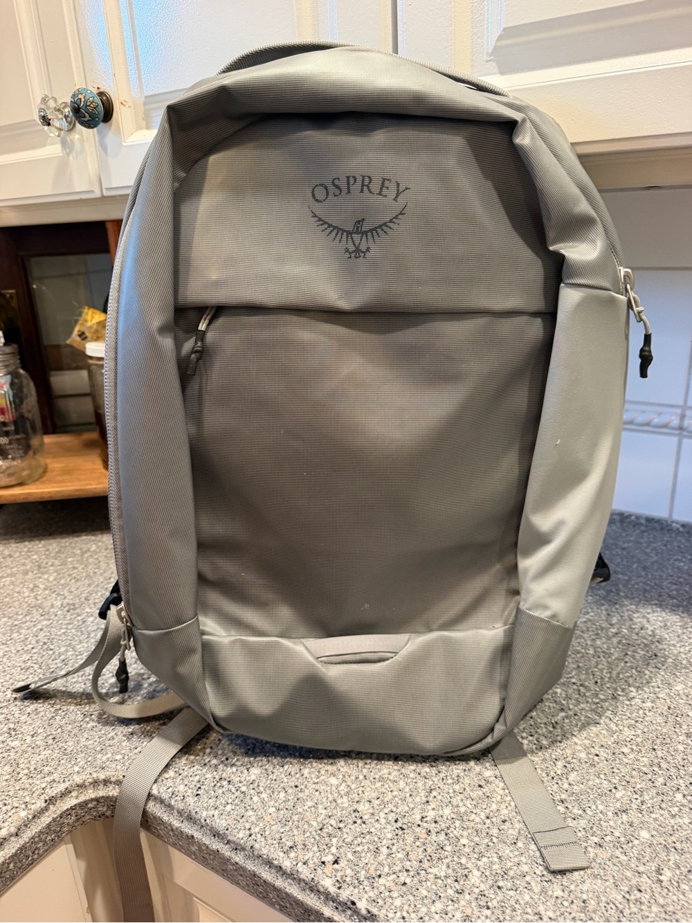 Osprey Transporter Panel Loader Casual Gray Backpack 25L fits Laptop 16"